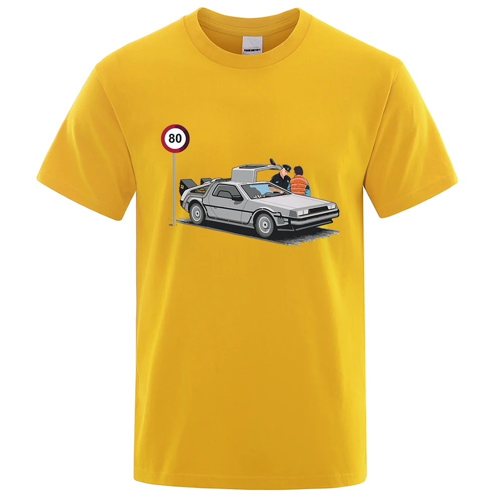 Color: Khaki, Size: M - I Was Caught Speeding Funny Printed T-Shirts Men Fashion Casual Short Sleeves Loose Oversized T Shirt Breathable Cotton Tees