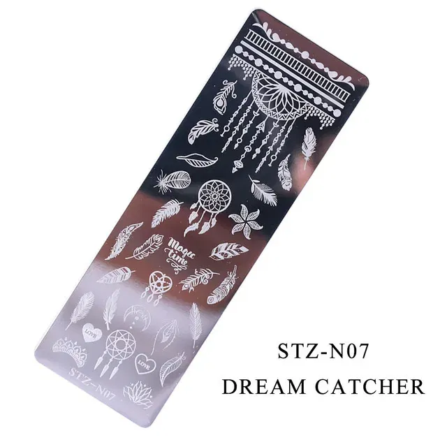 Color: Red - 12Designs Retro Flower Butterfly Nail Art Templates Stamping Plate Snowflake Animal Lace Stamp Templates Plate Image Decor Tools