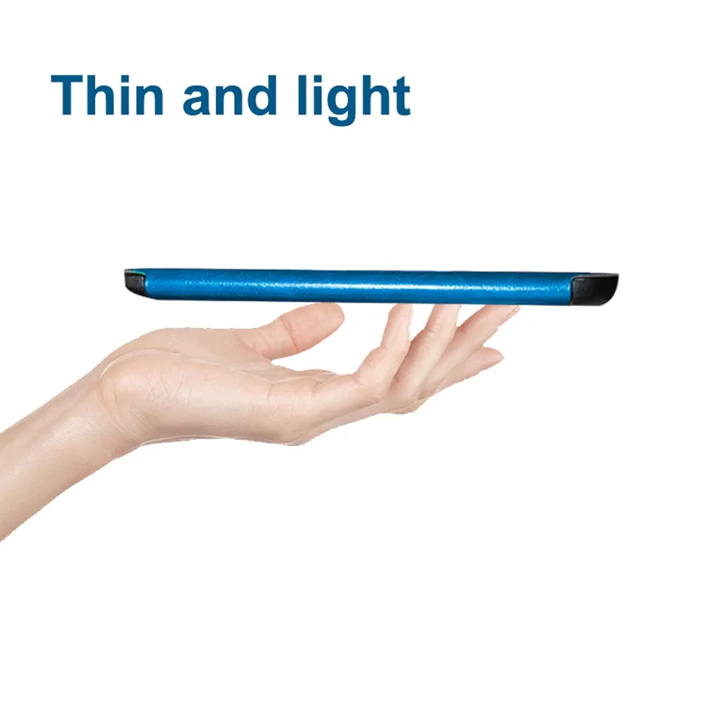 Color: SKY BLUE - Lightweight Stand Case For Kindle Keyboard 3rd Gen Leather Cover Reader Kindle3 Kindle D00901 Flip Folio Magnetic Closure