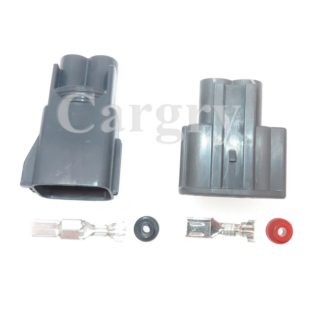Color: black - 1 Set 2P 7282-5596-10 Car Large Current Connector 7283-5596-10 AC Assembly Automobile Waterproof Electric Wire Socket