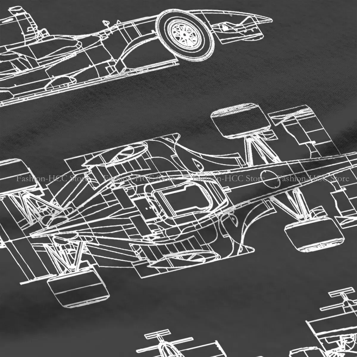 Color: WHITE, Size: XXXL - Race Car Project Special Polyester TShirt Formulate 1 Top Quality Creative Clothes  T Shirt Stuff