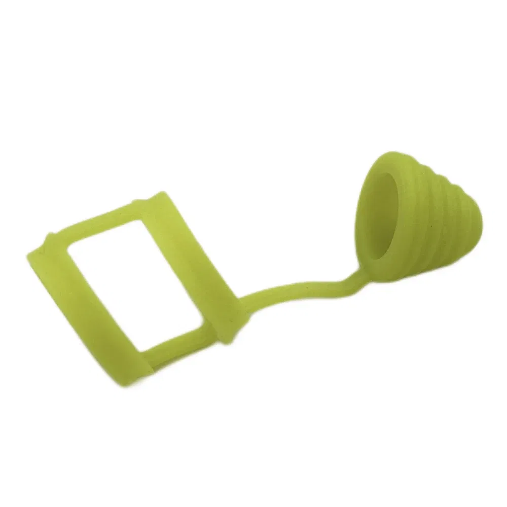 Color: Green - 810 Silicone Rubber Band Fat Bubble Glass Ring Dust Cap Covers for 810 Drip Mouthpiece