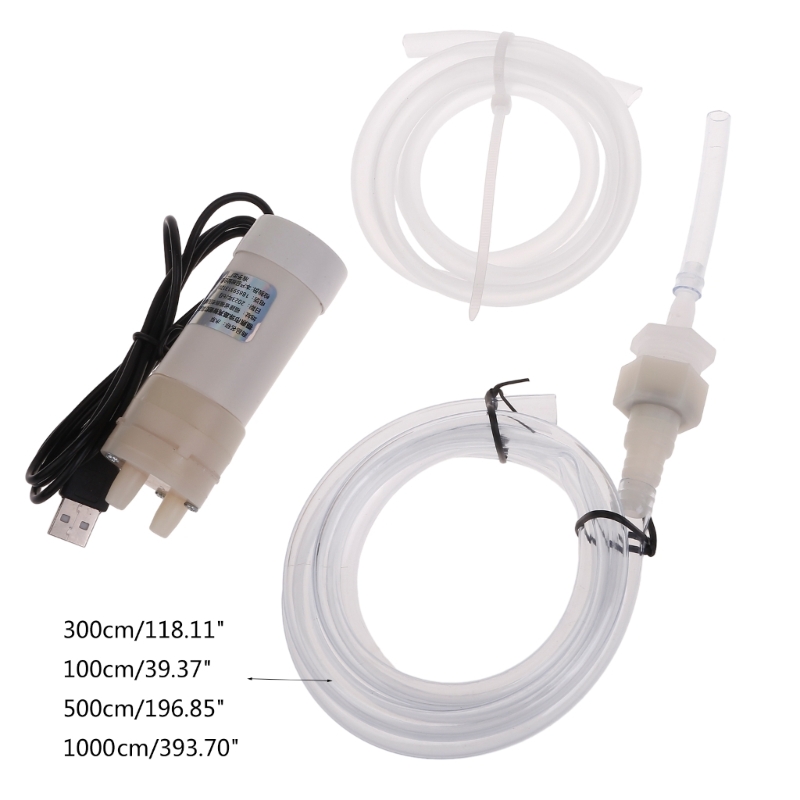 Color: Green - Water Pump Self-priming Pump 5V Water Pump USB Small Pump Vacuum Mini Elecctric Water Pump Replacement 4L/min Drop Ship