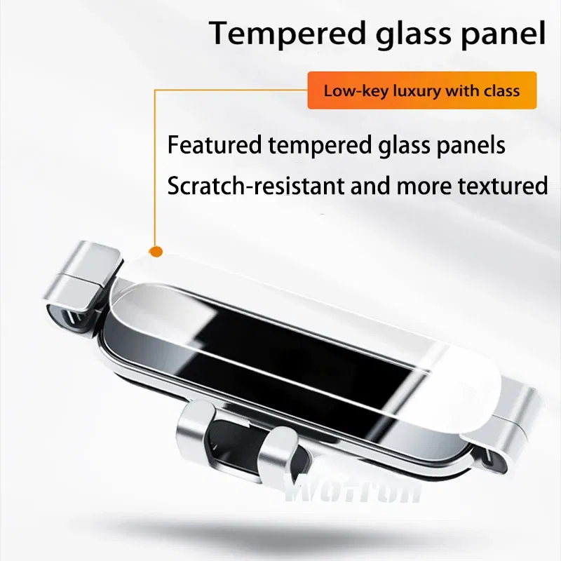 Color Name: Orange - Car Phone Holder Mobile Mount Stand For Audi Q5 8R FY 2010-2023  Adjustable GPS Special Navigation Bracket Accessories