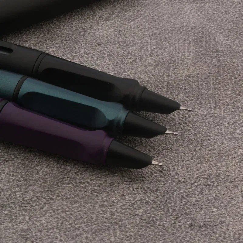Color: Red - 1pc Naginata Fountain Pen Matte Blue Handmade Grinding 1.5mm Nib Business Office School Supplies Writing Pens
