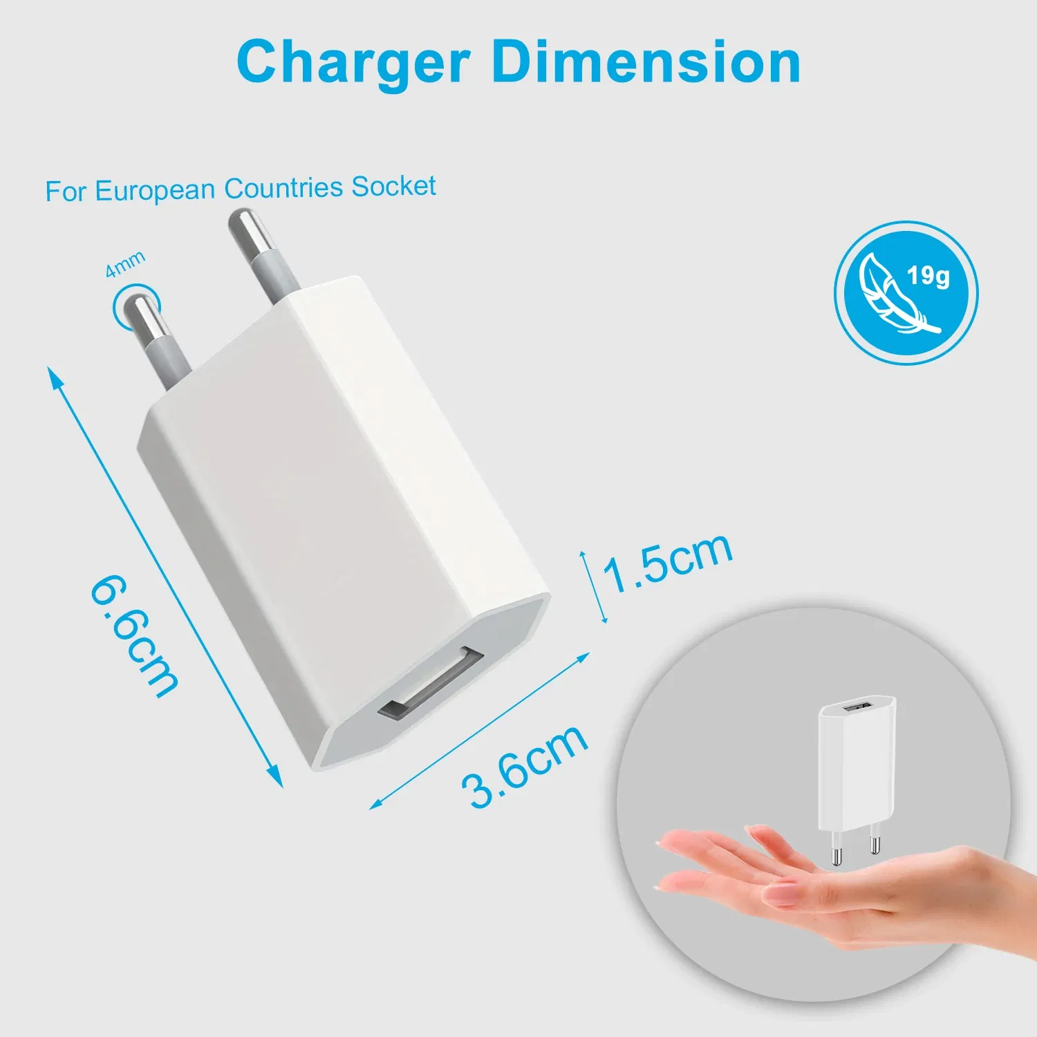 Plug Type: DE - 1/3/5/10pcs 5V 1A Eu AC Home Travel USB Wall Charger For IPhone 6 7 8 plus x xr 11 12 13 14