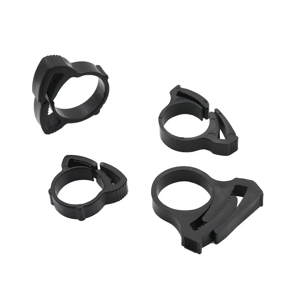 Size: 7 inches - 5 Pcs DN16 DN17 DN20 DN25 Pipe Tightening Clamps Plumbing Irrigation Tube Hose Fastening Buckles Home Improvement Fixed Clips