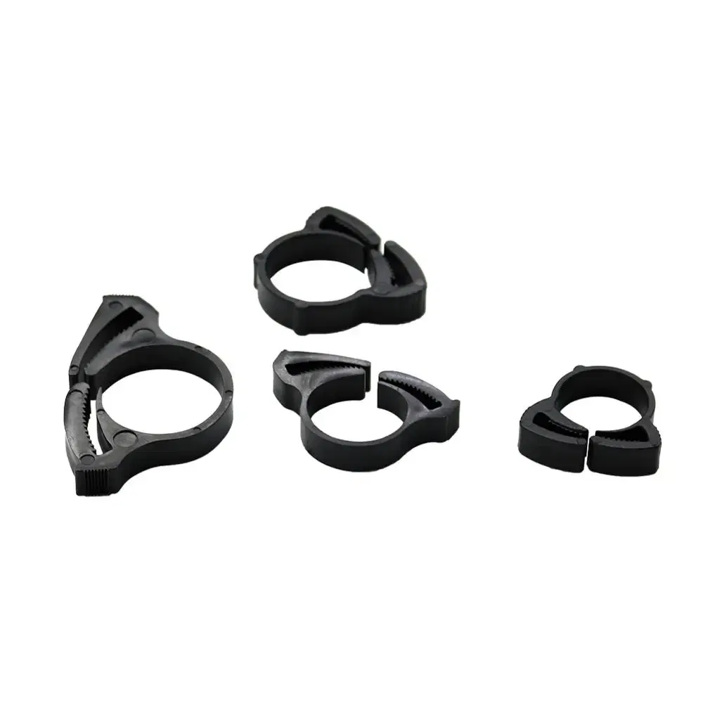 Size: 7 inches - 5 Pcs DN16 DN17 DN20 DN25 Pipe Tightening Clamps Plumbing Irrigation Tube Hose Fastening Buckles Home Improvement Fixed Clips