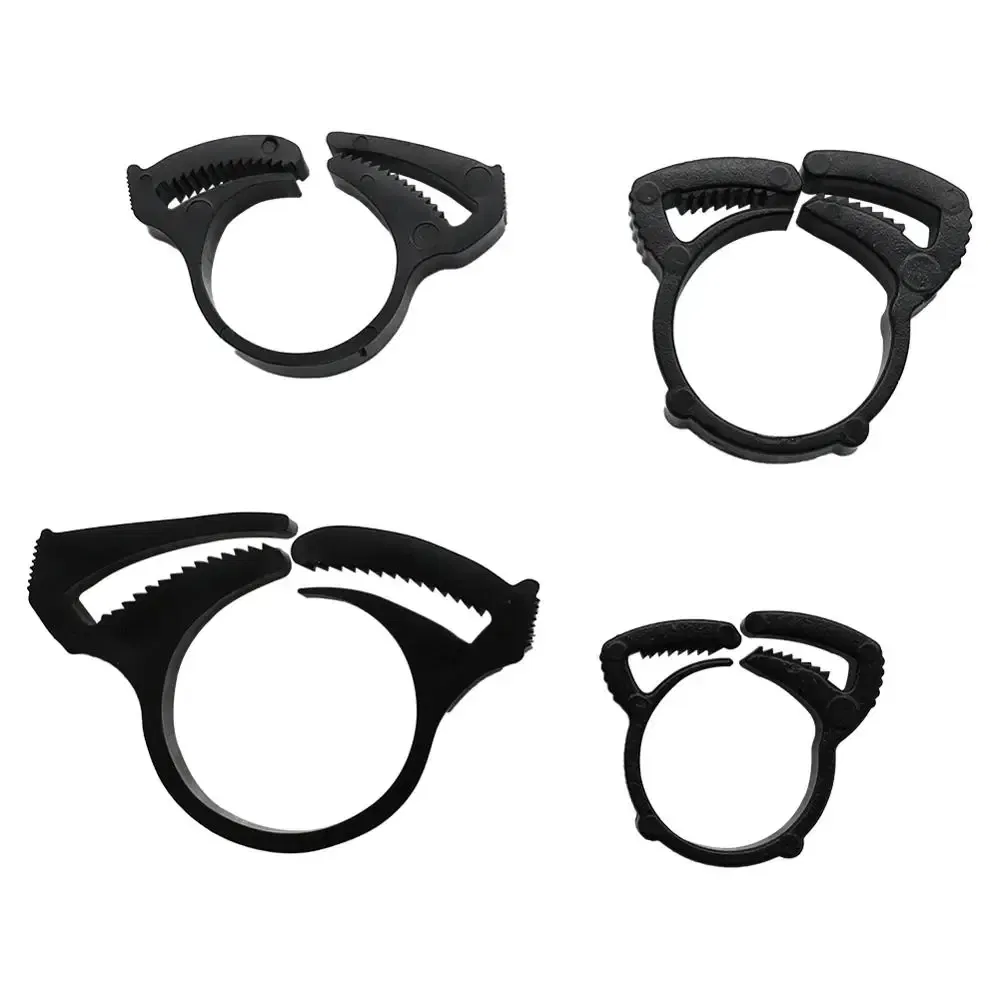 Size: 7 inches - 5 Pcs DN16 DN17 DN20 DN25 Pipe Tightening Clamps Plumbing Irrigation Tube Hose Fastening Buckles Home Improvement Fixed Clips