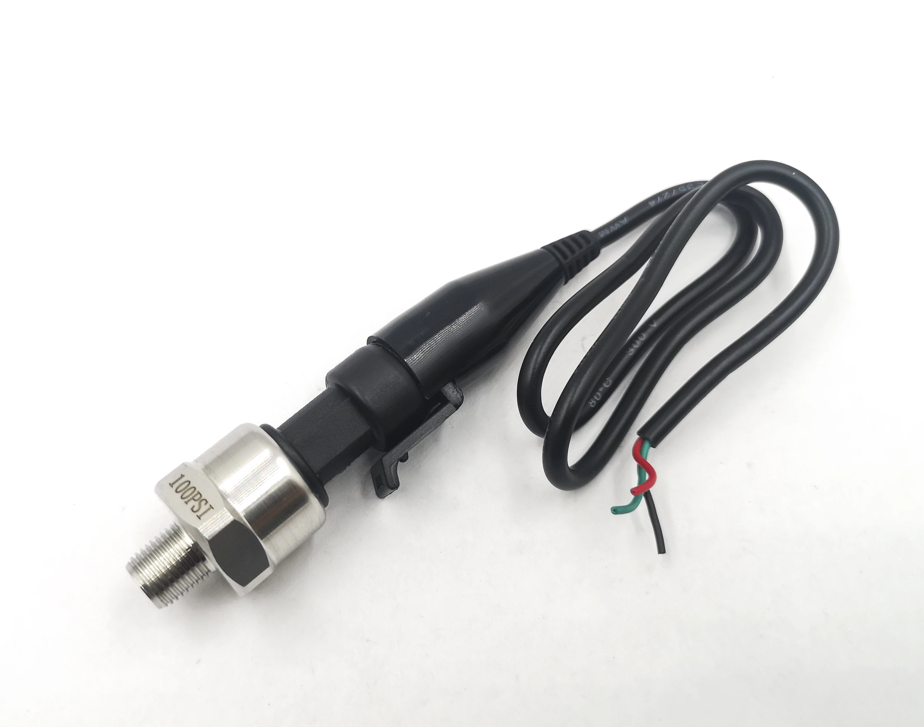 Color: Brown - pressure sensor transducer transmitter for water oil fuel gas air 1/8NPT DC 5V ceramic sensor stainless steel 5-300psi optional