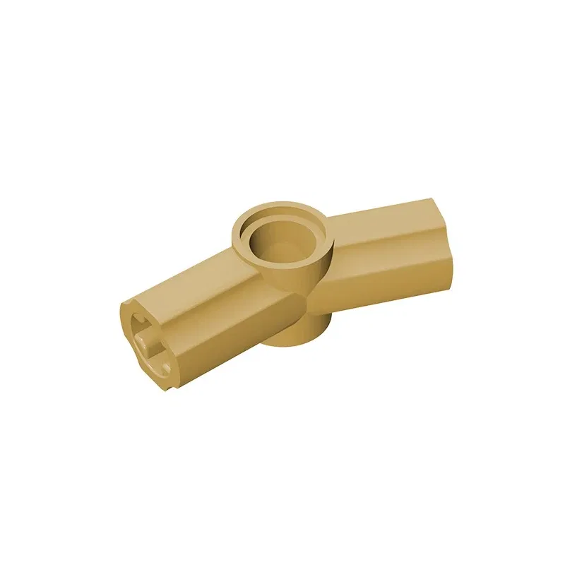 Color: Silver - Gobricks GDS-918 Technical, Axle and Pin Connector Angled #3 - 157.5 degrees compatible with lego 32016 Building Blocks