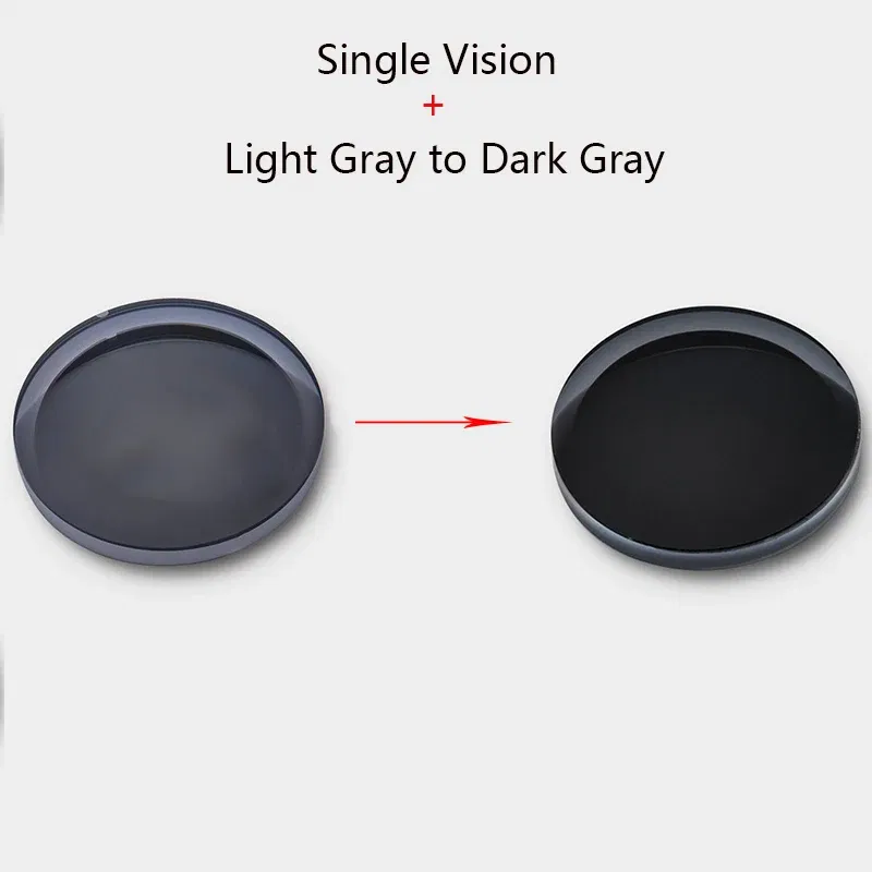 Lenses Color: black, Lens Index: 1.56 - 2 PCs 1.56 1.61 1.67 Photochromic Polarized Prescription Glasses Lenses Myopia Progressive Sunglasses Lens Anti-reflection/glare