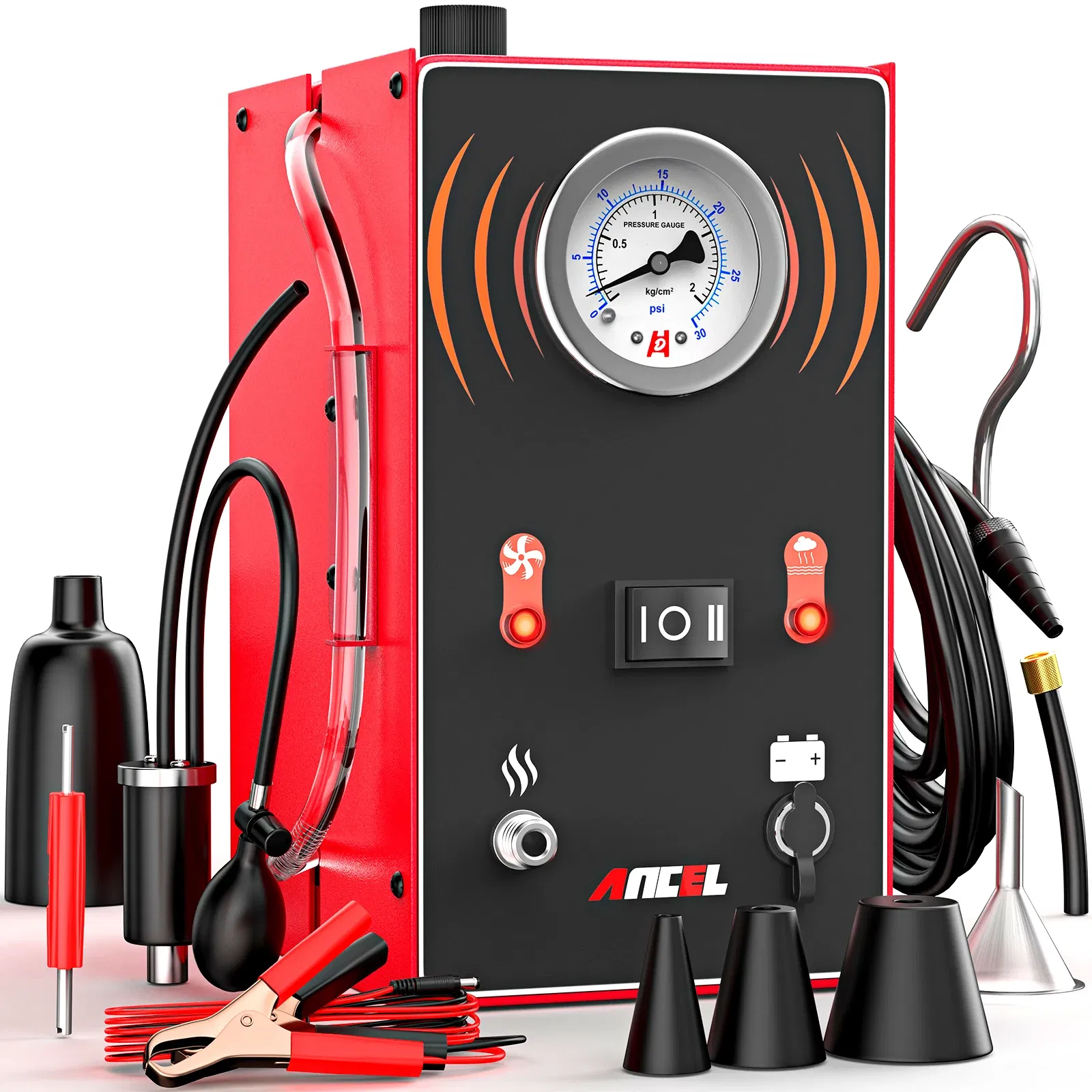 Color: black, Ships From: CHINA - ANCEL S200 Car Gas Analyzers Smoke Leak Detector Automotive EVAP Leakage Gas Leakage Locator Oil Pipe Generator Diagnostic Tools