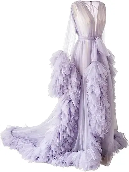Color: Transparent, Maternity Size: S, Ships From: CHINA - Tulle Long Maternity Dress Photoshoot  п?»?°?‚ь?µ  photography dresses baby shower dresses for pregnant woman  п?»?°?‚ь?µ д?»я ?±?&mi