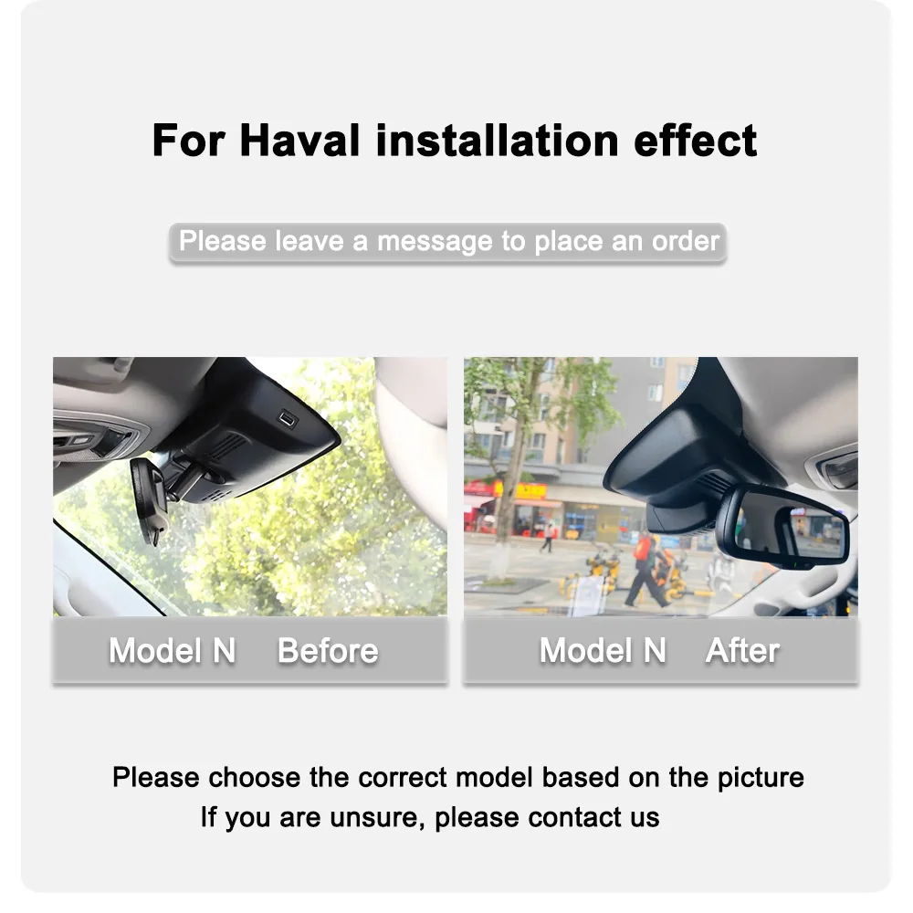 64G - For Haval Dargo 2021 2022 Front and Rear 4K Dash Cam for Car Camera Recorder Dashcam WIFI Car Dvr Recording Devices Accessories