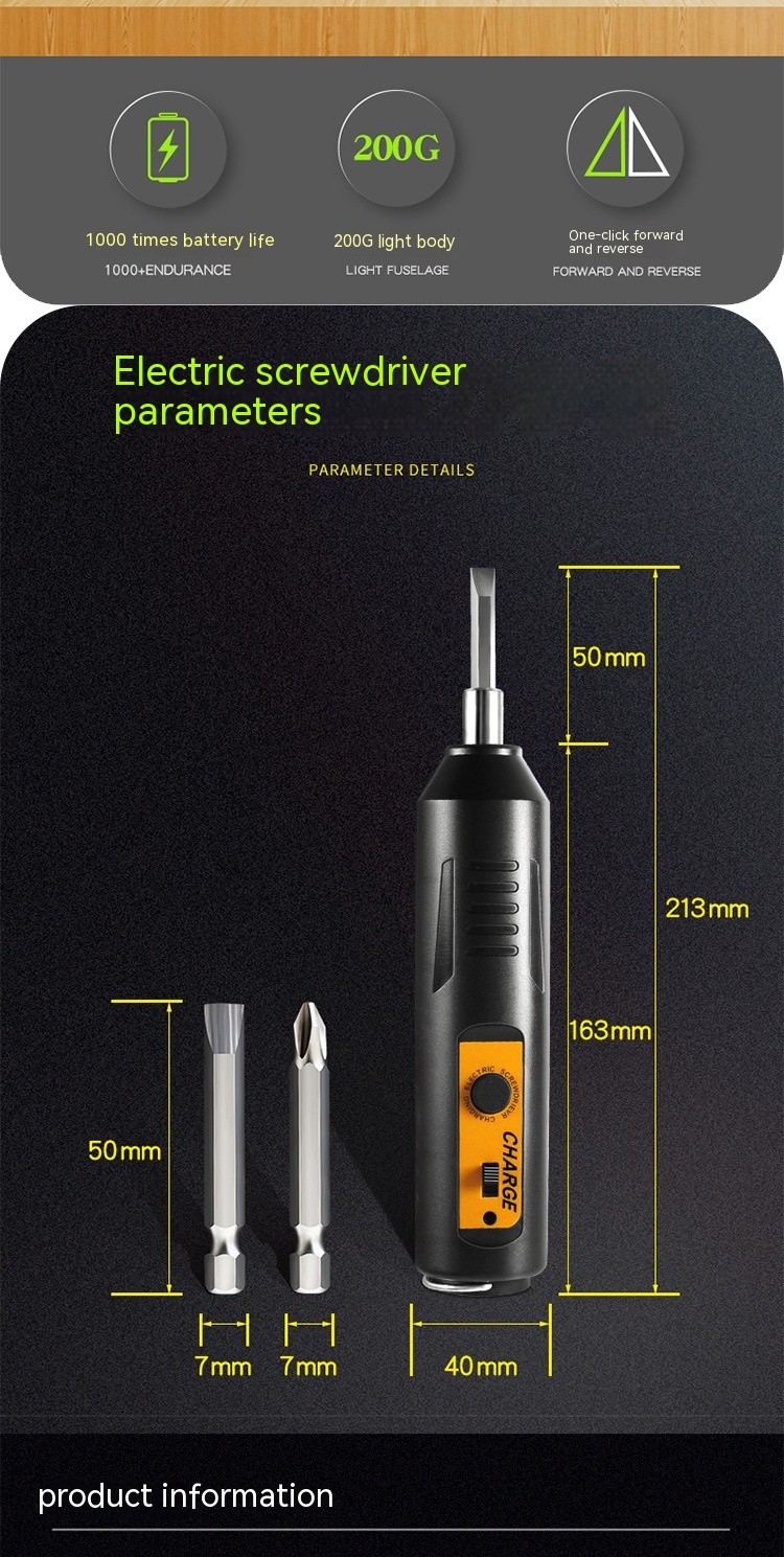 Portable Home Use Electric Screwdriver Set