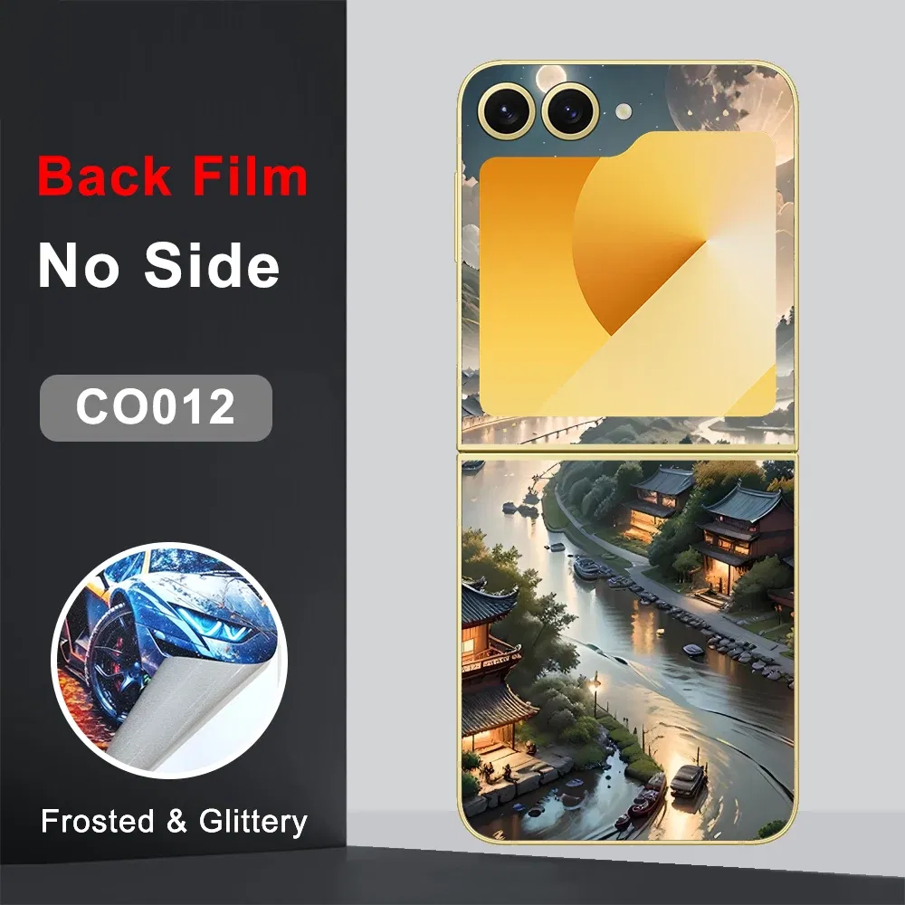 Color: Yellow, Bundle: bundle 18 - CASEKiTTY Skin For Galaxy Z Flip 5 Back Film Samsung Z Flip 6 Sticker Flip 4 3 Protective Decal Wrap Back Cover Screen Protector