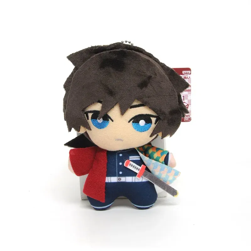 Color: Orchid, Height: 11cm-30cm - 15cm Japan Anime Demon Slayer Akaza Rui Iguro Obanai Tanjirou Kamado Nezuko Agatsuma Zenitsu Plush Toys Doll Peluche Gift