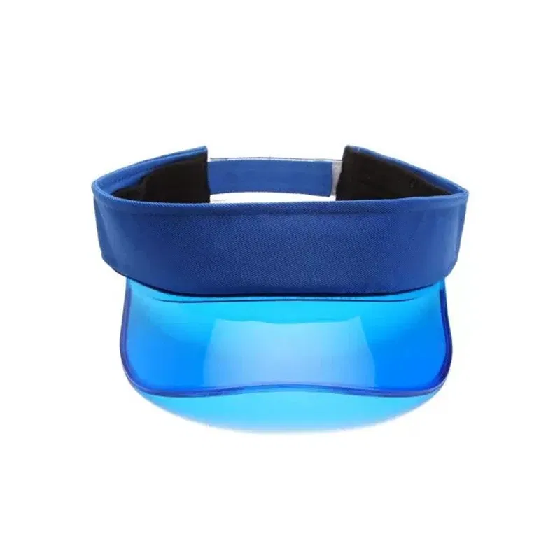Color: Red, Size: One Size - Summer Outdoor Empty Top Sun Hat Transparent Plastic UV Protection Unisex Retro Tennis Golf Hat Solid Men Women Caps 56-59cm