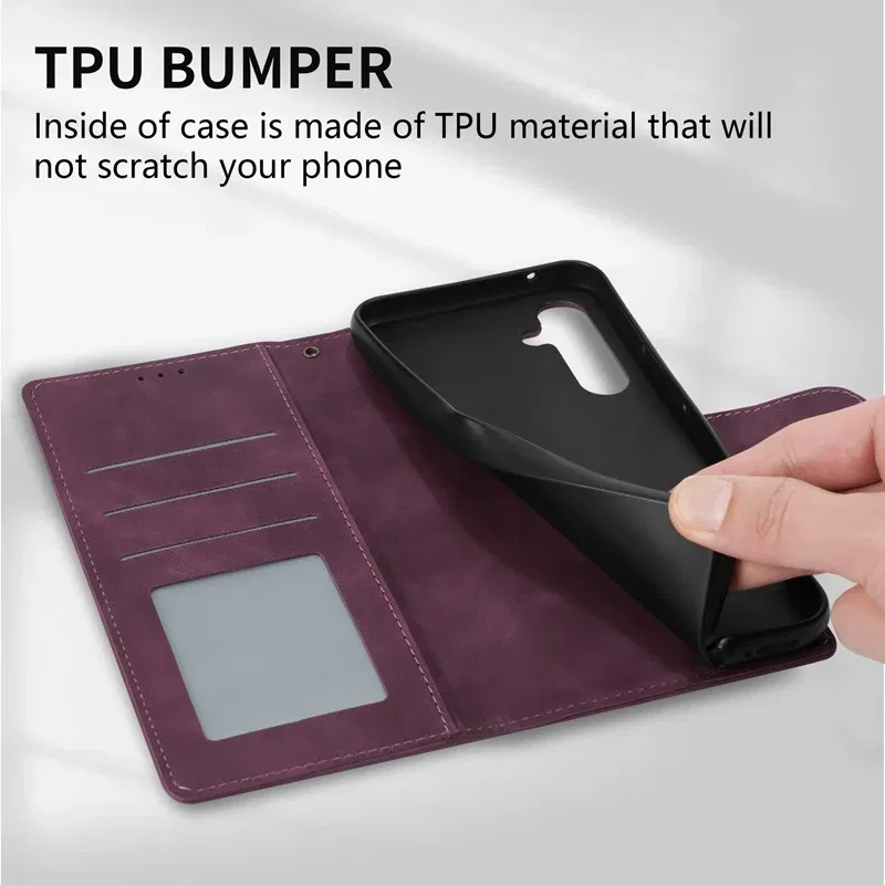 Color: SKY BLUE, Bundle: Case & Strap, Material: Nylon - Wallet Card Slot Holder Magnetic Flip Leather Case For Samsung Galaxy S23 Ultra S22 Plus S21 FE S20 A12 A13 A14 A34 A52 A53 A54