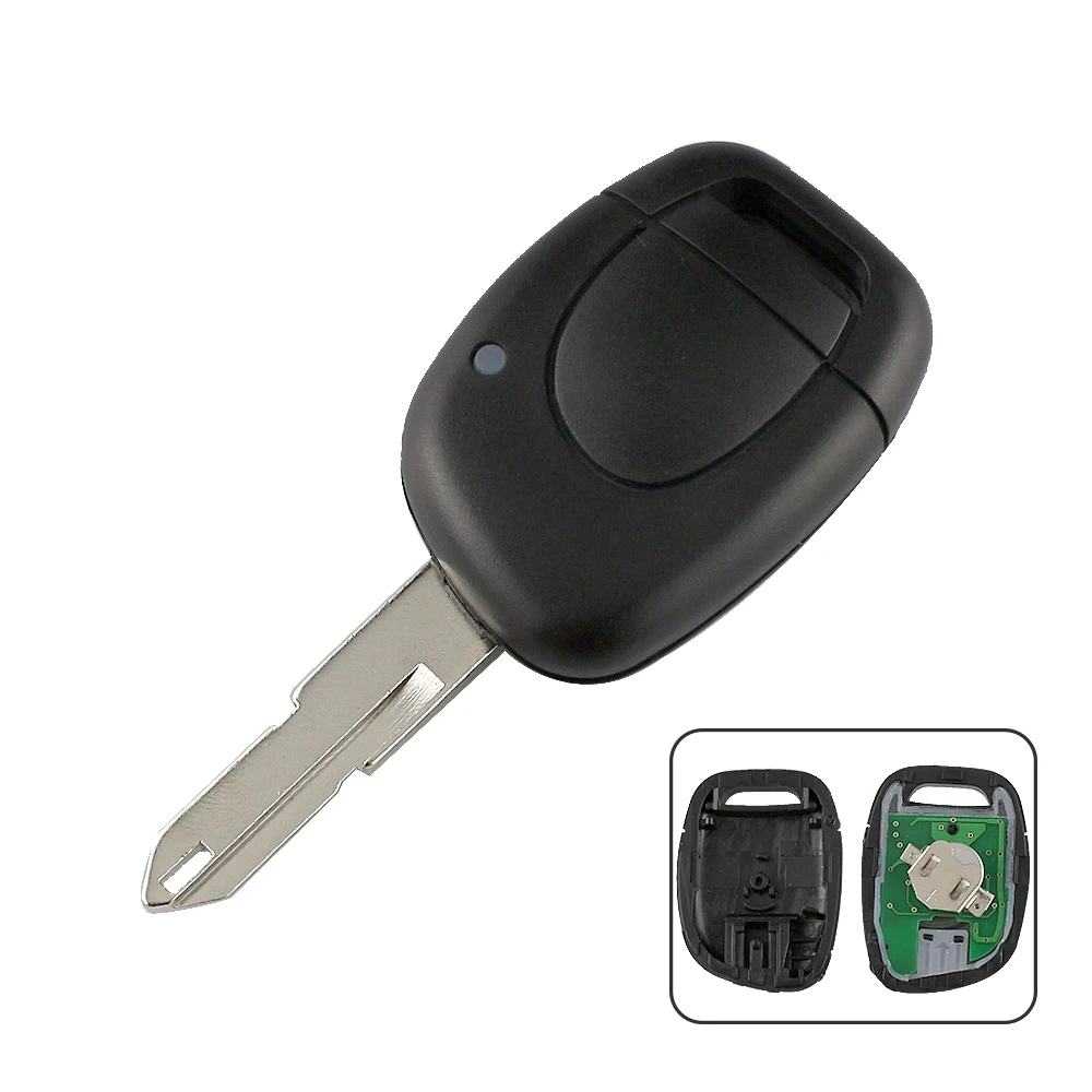 Color: Red - Car Remote Key For Renault Clio II Master Twingo Kangoo 1 2 3 Simbol Scenic Laguna Espace Trafic 433Mhz ID46 VAC102/NE73 Blade