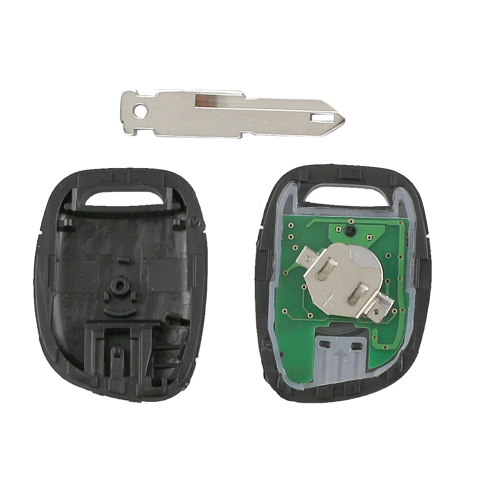 Color: Red - Car Remote Key For Renault Clio II Master Twingo Kangoo 1 2 3 Simbol Scenic Laguna Espace Trafic 433Mhz ID46 VAC102/NE73 Blade