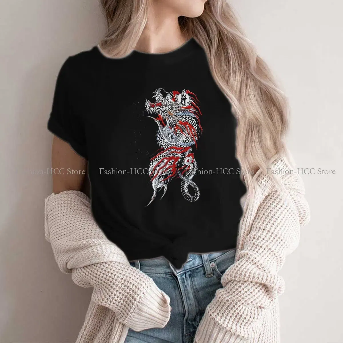 Color: black, Size: L - Ryu Ga Gotoku Classic Style Polyester TShirt Yakuza Kiwami Dragon Top Quality Creative Graphic T Shirt Short Sleeve