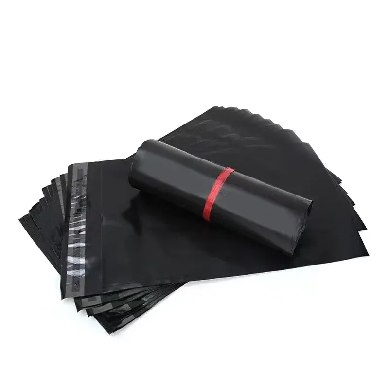 Color: Yellow - 50pcs/Lot Courier Bag Express Envelope Storage Bags Mailing Bags Self Adhesive Seal PE Plastic Pouch Packaging Shipping Bag
