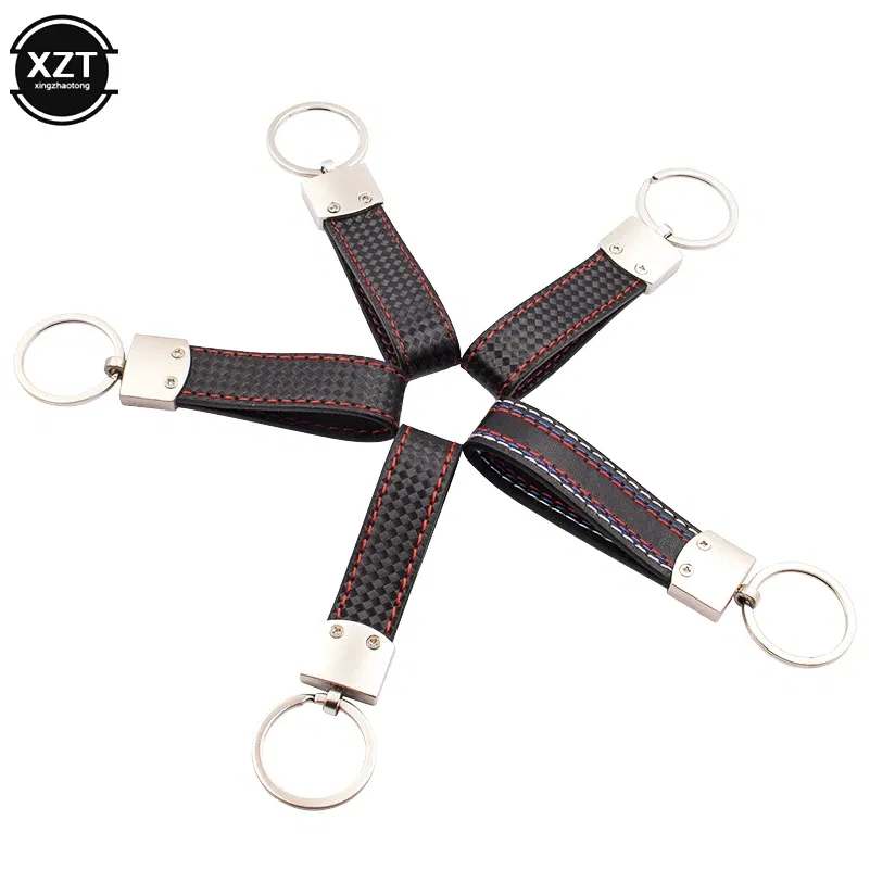 Color Name: Red - Car Keychain M Performance S series For BMW M3 M5 E36 E39 F10 F30 For BENZ AMG Audi A4 A6 A8 Q3 Q7 Metal Key Ring Auto Key Chain