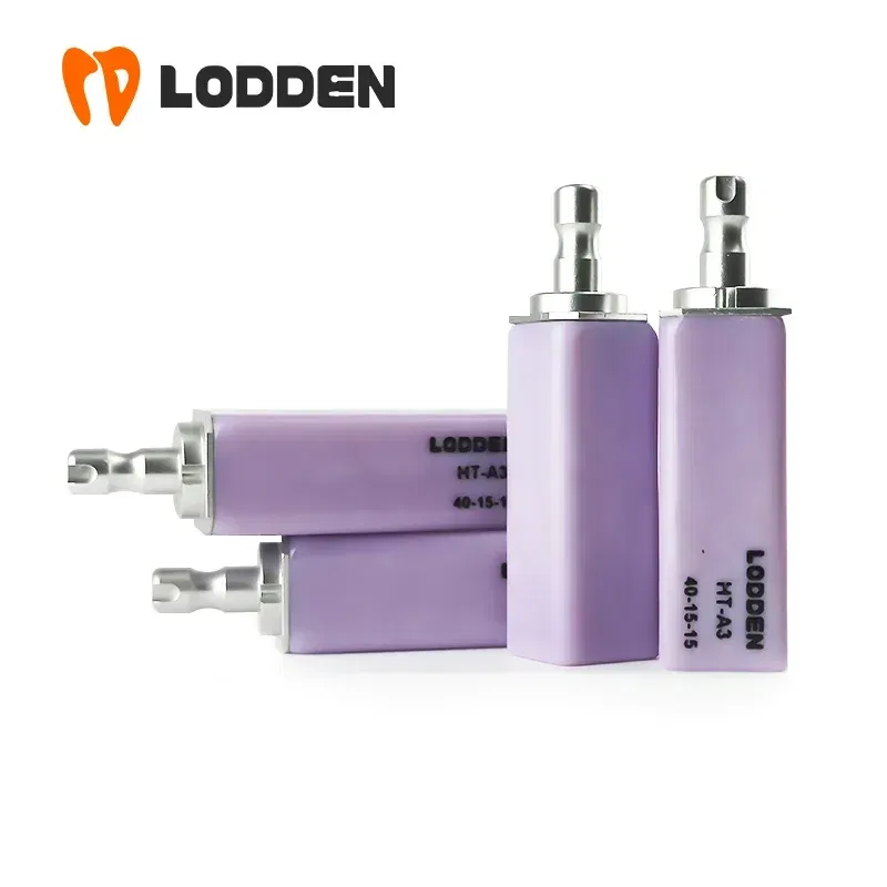 Color: GRAY - 4pcs/box Dental Lithium Disilicate(Glass Ceramic) B40 Cube LT/HT for CAD CAM Inlay Veneer Crown Sirona cerec milling system