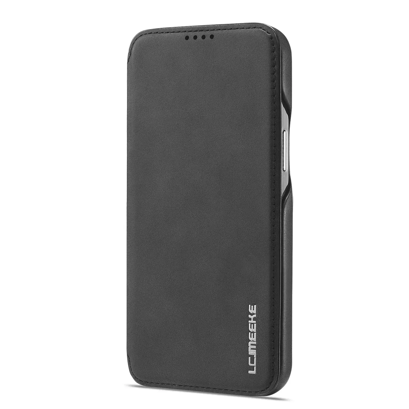 Color: black, Compatibility by Model: iPhone 12 mini - Leather Flip Wallet Phone Cover for IPhone 17E 14 15 16 Pro Max 13 12 Mini 11 XS X XR 8 7 Plus SE 2022 Slim Card Slots Book Bag