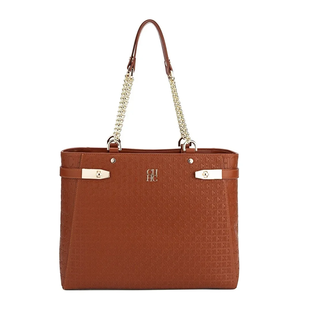 Color: black - 2025 Women Shopper Tote Bag Featuring Fashionable Solid Color Commuter Design And Letter Logo Luxury