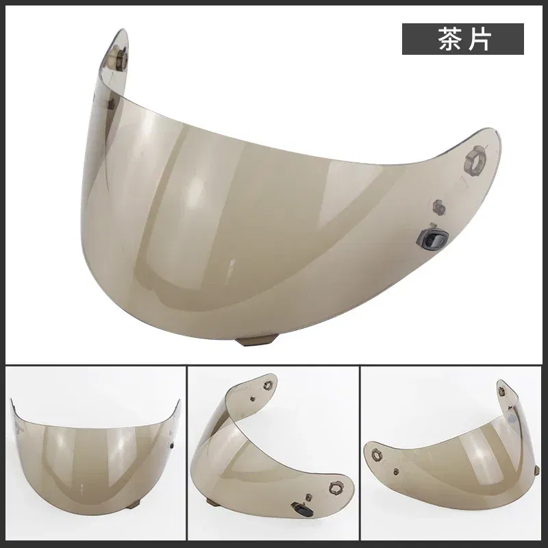 Color: Champagne - Helmet Visor for HJC CL16 CL17 CLST CLSP CSR1 CSR2 CS15 TR1 FG15 HS11 FS15 Helmet Shields Uv Protection Capacete Accessories