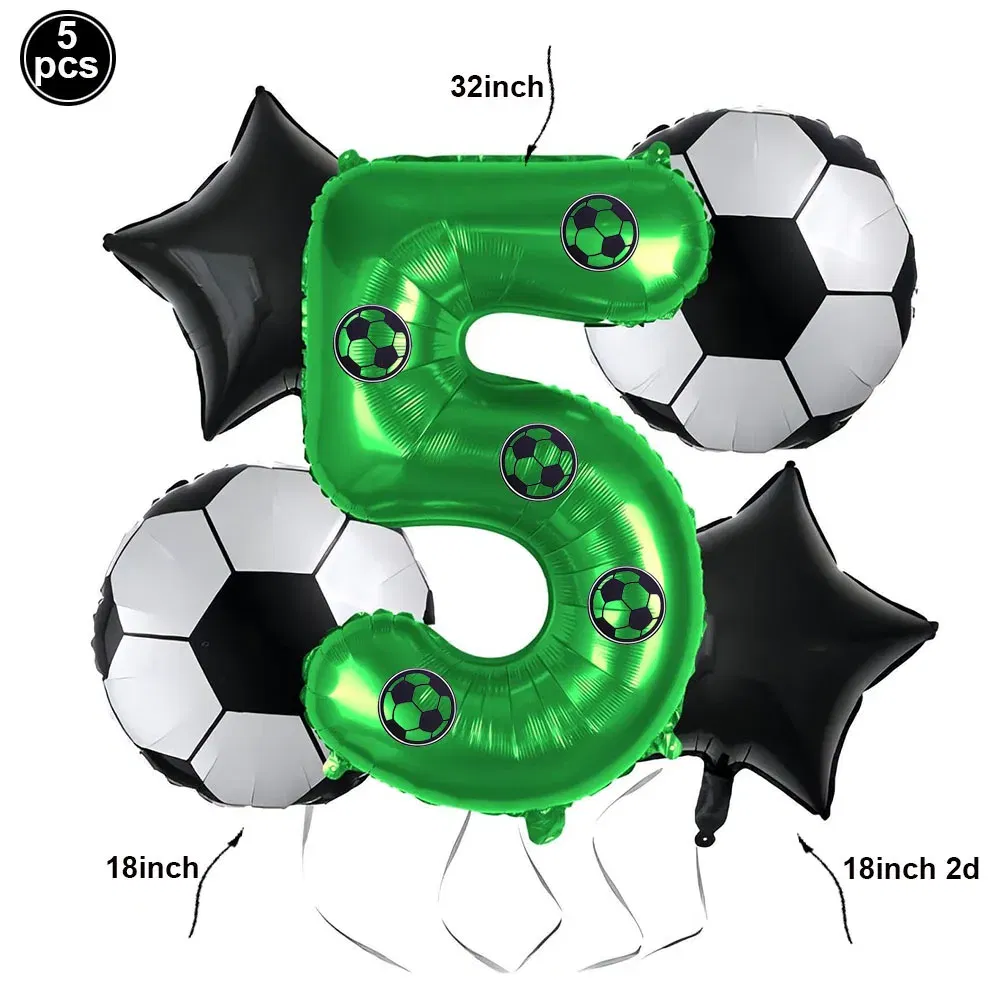 Color: Light Grey - Soccer Birthday Party Decorations Disposable Tableware Paper Plates Cups Napkins Tablecloth Balloon Banner Soccer Party Supplies