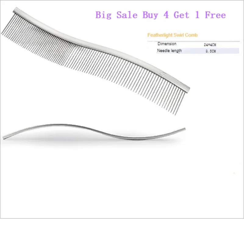 Color: Blue - S-26 Feather light Swirl Comb Dog cobra-shaped comb ?”브라 모?–‘ ?—  Peinado para mascotas ? ?°с?‡?µск?° в ?„орм?µ ко?±р?‹ Buy 10 get 1 free
