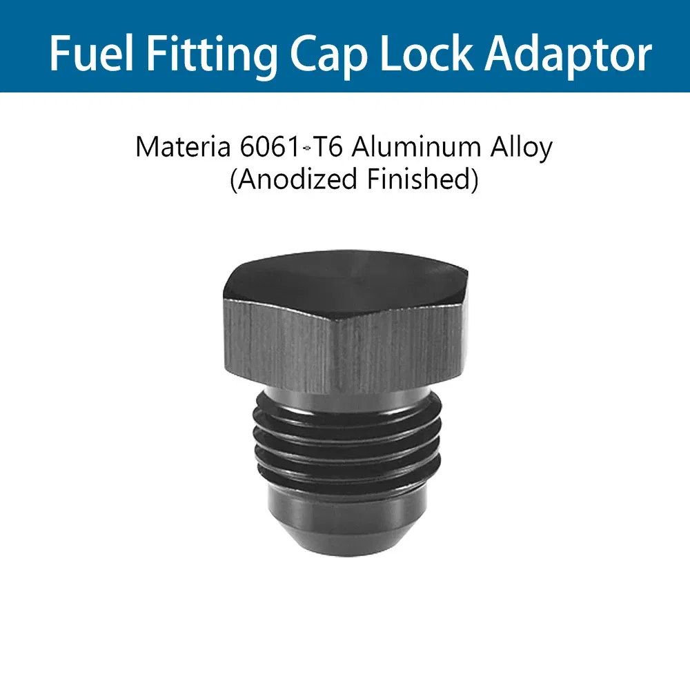 Color: Lavender, Ships From: CHINA - AN4 AN6 AN8 AN10 AN12 Aluminum Male Flare Blanking Plug Fitting Hex Cap Connector Lock Hose Fitting Tube Adapter Anodized