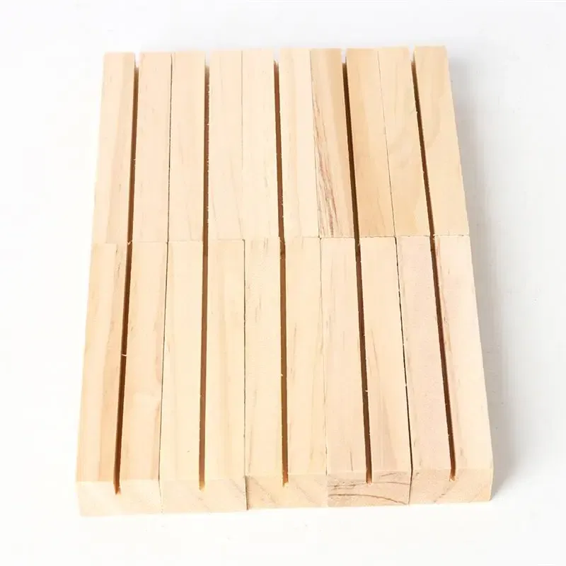 Color: Silver - 10/12/20Pcs Wooden Photo Stand Business Card Holder Rectangle Card Clip Picture Holder Handmade Picture Frame for Home Office
