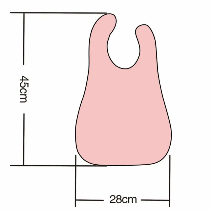 Color: Silver - Adjustable Baby Bibs Stuff Kerchief Bandanas Stuff EVA Plastic Waterproof Lunch Feeding Cute Cartoon Children Apron Burp Cloths