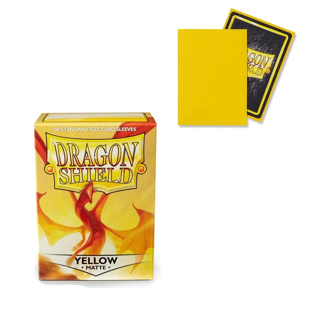 Color: Blue - 100 PCS/BOX 66x91mm Standard Size Demark Dragon Shield Matte Card Sleeves for MTG/PKM/YGO/TCG Board Game Cards Slevees