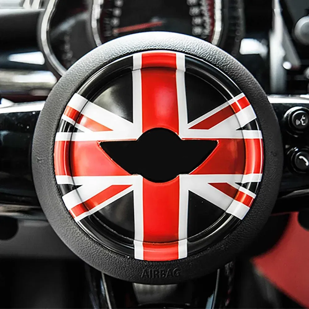 Color Name: GRAY - Steering Wheel Decal Graphics Cover Smooth Surface For Mini Cooper Clubman Countryman F54 F55 F56 F60 R55 R56 R57 R60