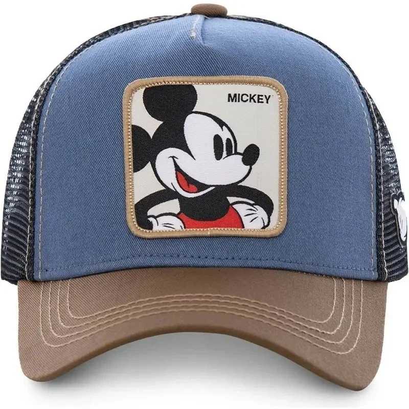 Color: Fluorescent Green, Size: Adjustable - Hot Sale Unisex Anime Cartoon Cap Disney Embroidery Baseball Cap Men Women Trucker Hat