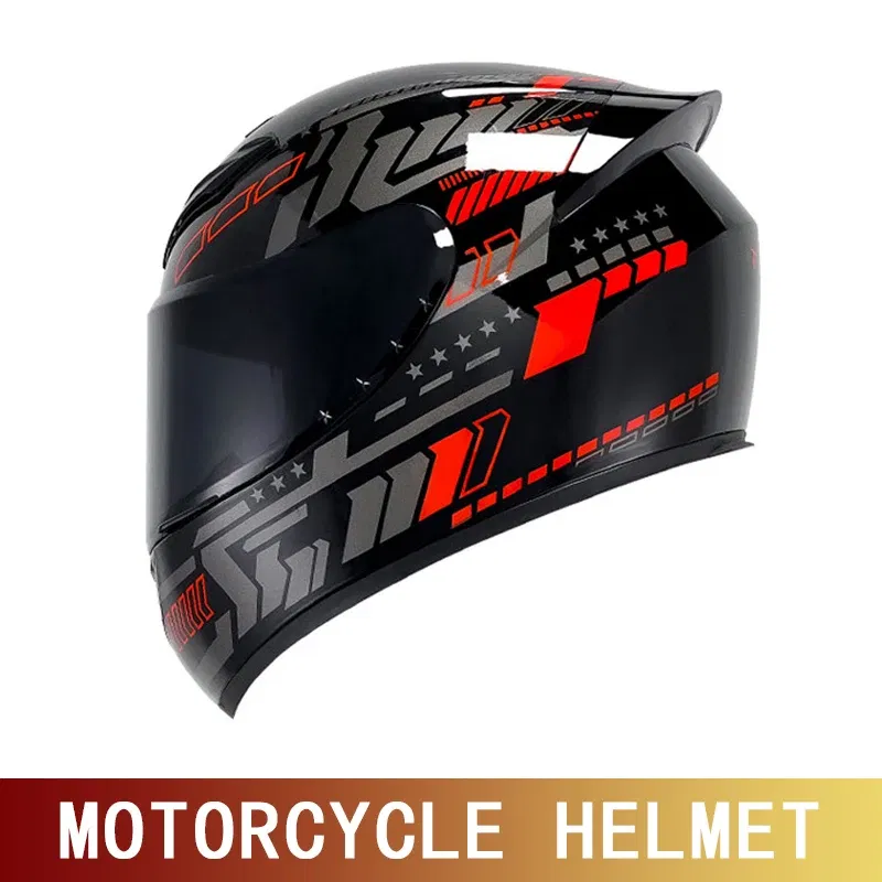 Color: khaki, Size: L - Motorcycle helmet motorcycle full helmet racing kart winter anti-fog retro personality helmet