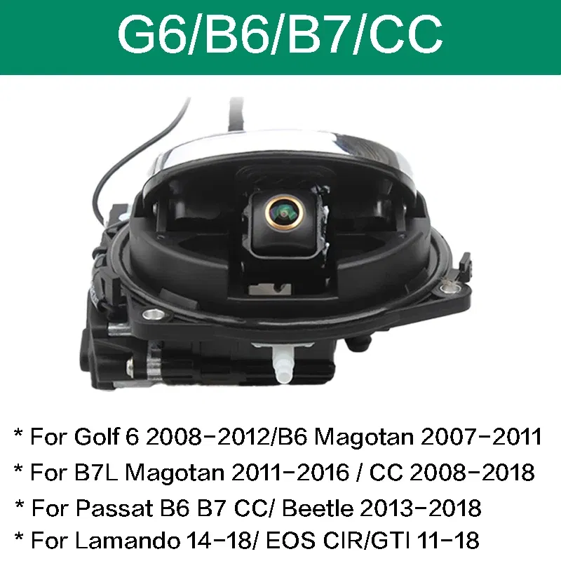 Color Name: Gold, Voltage: 12 V - 170?° AHD 1080P Flip Emblem Rear View Reverse Backup Camera For VW Golf 6/7/8 Polo CC Beetle Magotan B6 B7 B8 EOS T-roc Passat