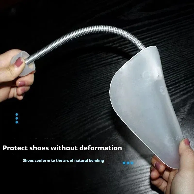 Color: black, Ships From: CHINA - Household 1 Pairs Plastic shoes Holder Stretcher Shaper Adjustable Length Shoe Trees Support Prevent Deformation Wrinkle Crease