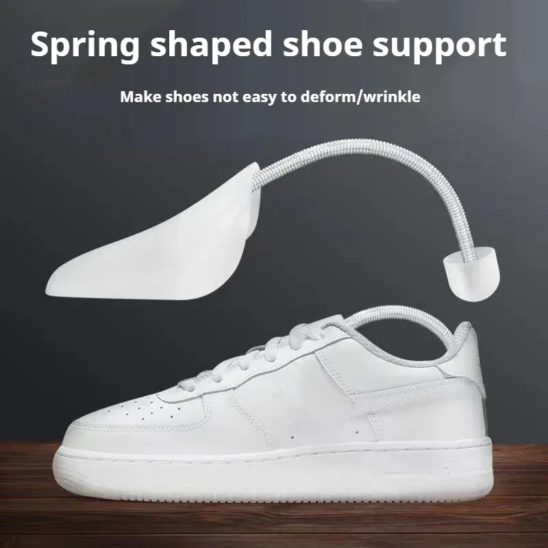 Color: black, Ships From: CHINA - Household 1 Pairs Plastic shoes Holder Stretcher Shaper Adjustable Length Shoe Trees Support Prevent Deformation Wrinkle Crease