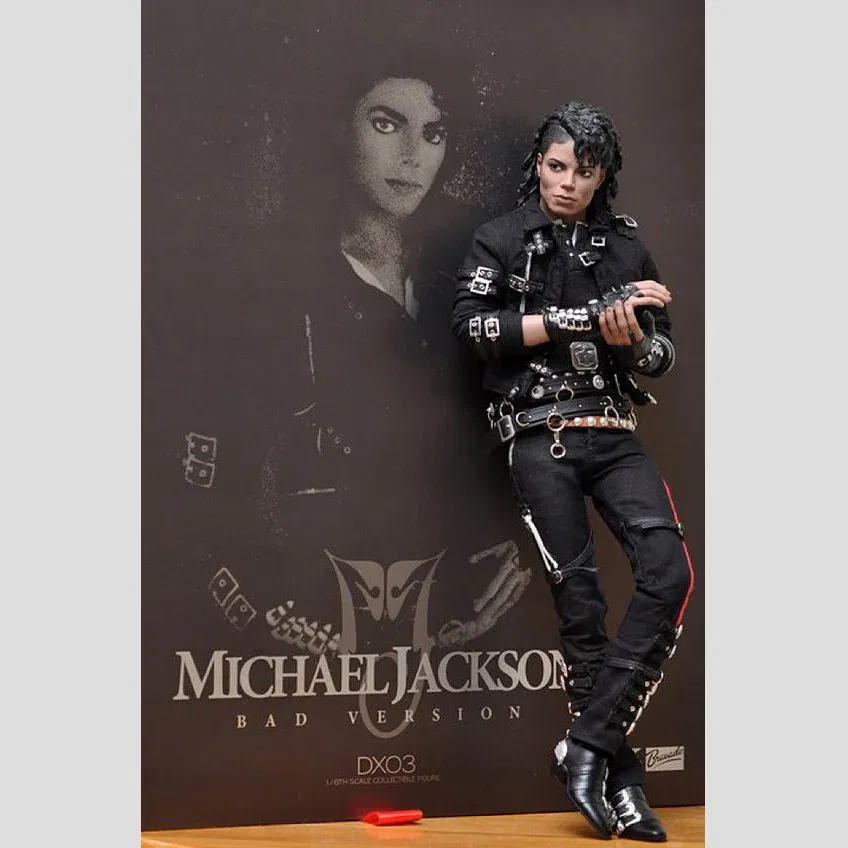 Color: SKY BLUE, Size: 27 - Punk Michael Jackson BAD Pants Trousers and Belt in1990'S