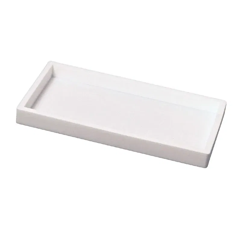 Color: Light Grey, Size: XXL - Bathroom Counter Tray, Thickened Silicone Bathroom Vanity Tray, Shatterproof Durable Rectangle Bathroom Tray Soap Dispenser Tray