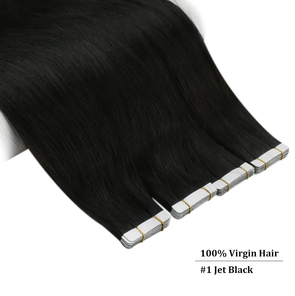 Color: Fuschia, Items per Package: 40 pcs, Length: 16 inches, Life Span: 12 months - [Last 12 Months] Ugeat Tape in Hair Extensions Virgin Human Hair 10A Grade Tape in Extensions  Human Hair