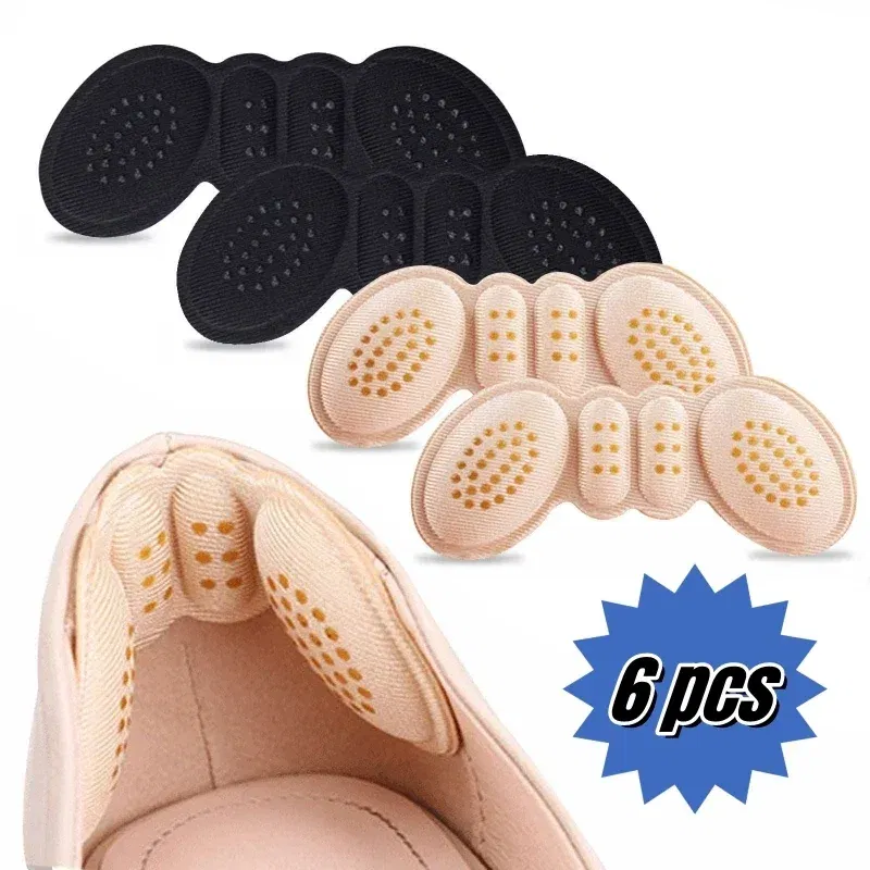 Color: WHITE, Ships From: CHINA - 2/4/6PCS Women Insoles Shoes High Heel Pad Adjust Size Adhesive Heels Pads Liner Grips Protector Sticker Pain Relief Foot Care
