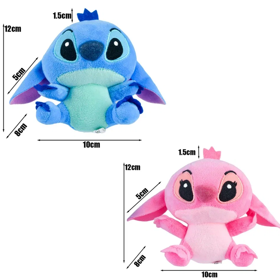 Stitch Angel Plush Cute Anime Cartoon Toys Dolls Plush Car Desk Decoration Birthday Gifts For Children Kid Fan